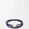 Pebble-armband i kalvskinn, abyssblått Pebble-armband i kalvskinn, abyssblått
