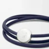 Pebble-armband i kalvskinn, abyssblått Pebble-armband i kalvskinn, abyssblått