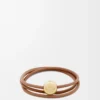 Pebble-armband i kalvskinn Warm Desert Pebble-armband i kalvskinn Warm Desert