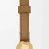 Pebble-bälte i slätt kalvskinn Ek/Guld Pebble-bälte i slätt kalvskinn Ek/Guld
