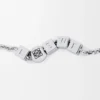 Pebble Cube-armband i sterlingsilver Silver
