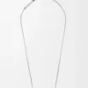 Pebble Cube-halsband i sterlingsilver Silver