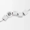 Pebble Cube-halsband i sterlingsilver Silver