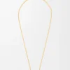 Pebble-halsband i sterlingsilver Guld