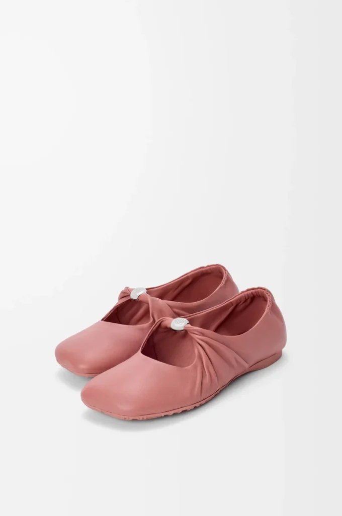 Pebble Mjuka ballerinaskor i nappa-lammskinn Blush Pebble Mjuka ballerinaskor i nappa-lammskinn Blush