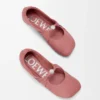 Pebble Mjuka ballerinaskor i nappa-lammskinn Blush Pebble Mjuka ballerinaskor i nappa-lammskinn Blush