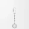Pebble-nyckelring Nacre/Palladium
