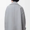 Pebble peacoat i ull Grå Pebble peacoat i ull Grå