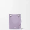 Pebble-påse i slätt kalvskinn, Dirty Mauve Pebble-påse i slätt kalvskinn, Dirty Mauve