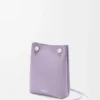 Pebble-påse i slätt kalvskinn, Dirty Mauve Pebble-påse i slätt kalvskinn, Dirty Mauve