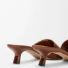 Pebble-sandaler i mjukt kalvskinn Rust Pebble-sandaler i mjukt kalvskinn Rust