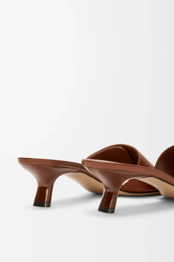 Pebble-sandaler i mjukt kalvskinn Rust Pebble-sandaler i mjukt kalvskinn Rust