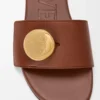 Pebble-sandaler i mjukt kalvskinn Rust Pebble-sandaler i mjukt kalvskinn Rust