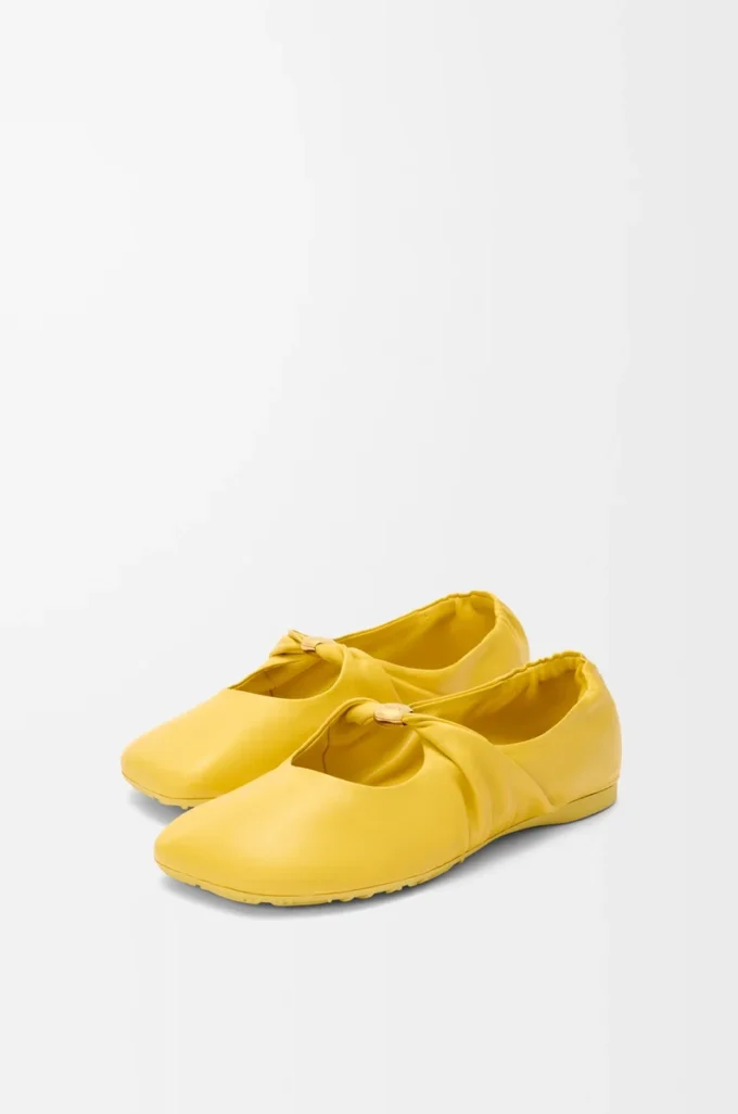 Pebble Soft ballerina i nappa lammskinn Dandelion Pebble Soft ballerina i nappa lammskinn Dandelion