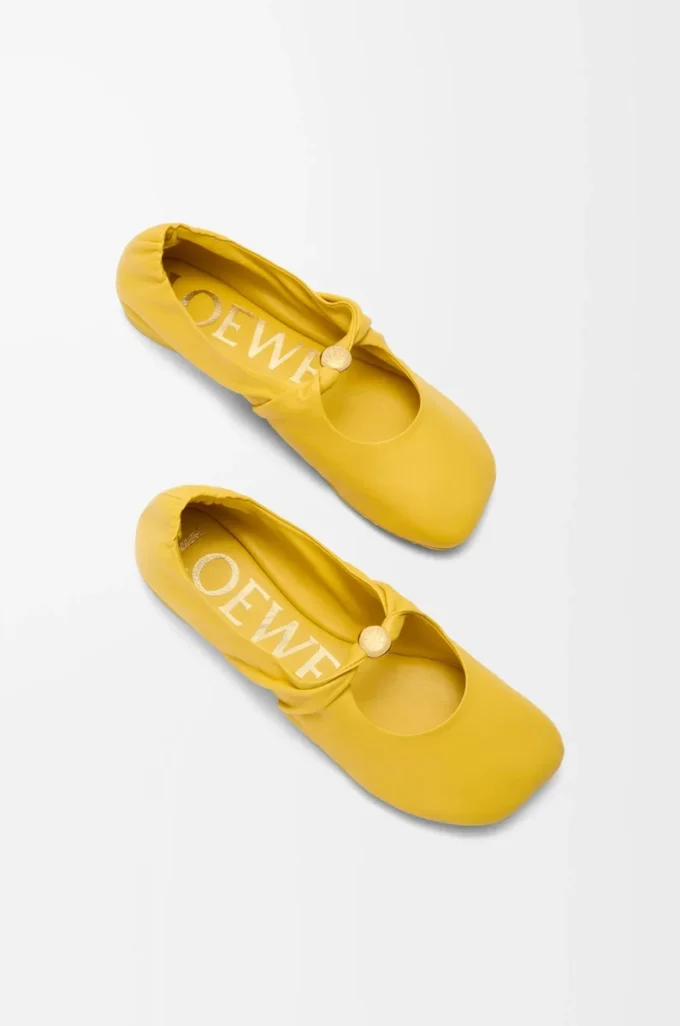 Pebble Soft ballerina i nappa lammskinn Dandelion Pebble Soft ballerina i nappa lammskinn Dandelion