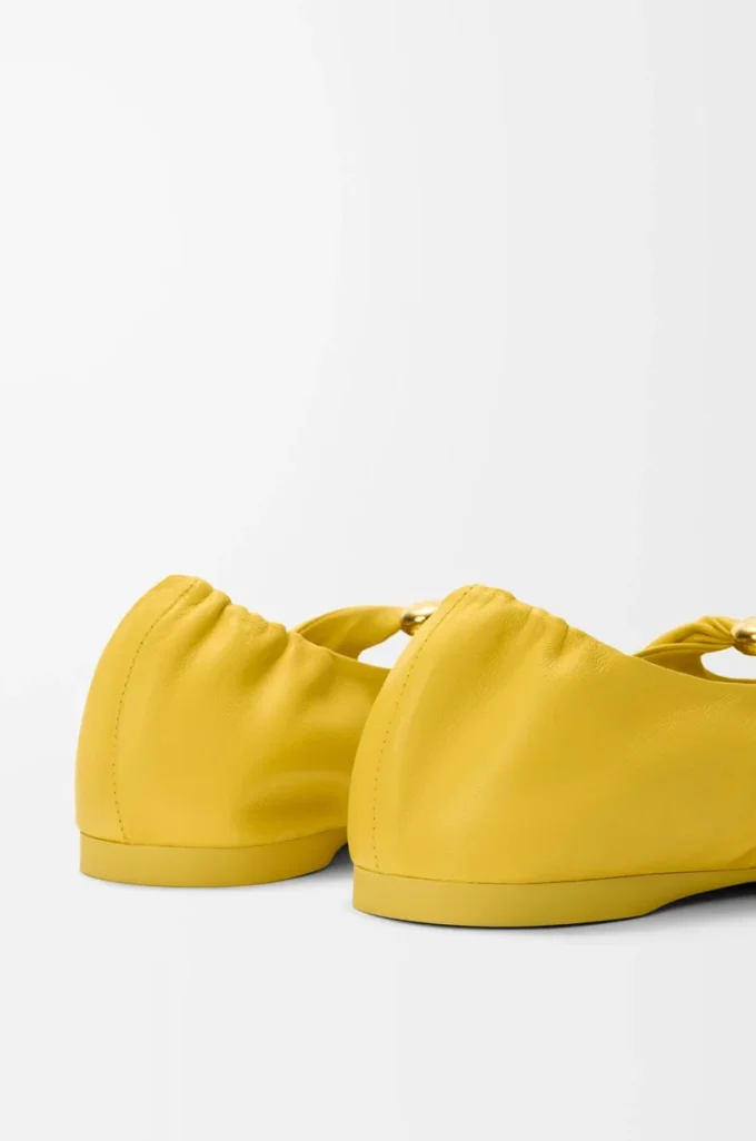 Pebble Soft ballerina i nappa lammskinn Dandelion Pebble Soft ballerina i nappa lammskinn Dandelion