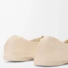 Pebble Soft ballerina i nappa lammskinn Dough
