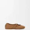 Pebble Soft ballerina i nappa lammskinn Oak Pebble Soft ballerina i nappa lammskinn Oak
