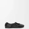 Pebble Soft ballerina i nappa lammskinn Svart