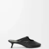 Pebble Soft mule i nappa lammskinn Black Pebble Soft mule i nappa lammskinn Black