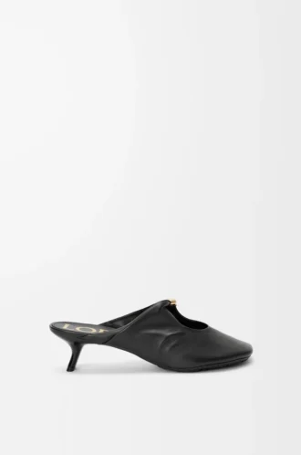 Pebble Soft mule i nappa lammskinn Black Pebble Soft mule i nappa lammskinn Black
