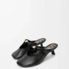 Pebble Soft mule i nappa lammskinn Black Pebble Soft mule i nappa lammskinn Black
