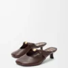 Pebble Soft mule i nappa-lammskinn Brownie