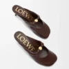 Pebble Soft mule i nappa-lammskinn Brownie