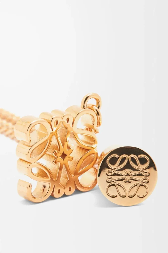Personligt halsband i metall Guld Personligt halsband i metall Guld