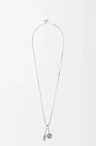 Personligt halsband i metall Palladium