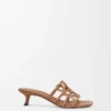 Petal Anagram-sandaler i mjukt kalvskinn Camel Petal Anagram-sandaler i mjukt kalvskinn Camel