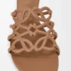Petal Anagram-sandaler i mjukt kalvskinn Camel Petal Anagram-sandaler i mjukt kalvskinn Camel