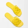 Petal Anagram-sandaler i mjukt kalvskinn, gula Petal Anagram-sandaler i mjukt kalvskinn, gula