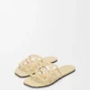 Petal Anagram-sandaler i strassprydd mocka Butter Petal Anagram-sandaler i strassprydd mocka Butter