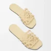 Petal Anagram-sandaler i strassprydd mocka Butter Petal Anagram-sandaler i strassprydd mocka Butter