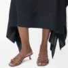 Petal Anagram-sandaler i strassprydd mocka Ljus taupe Petal Anagram-sandaler i strassprydd mocka Ljus taupe