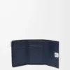 Puffer Anagram liten vertikal plånbok i glänsande nappa kalvskinn Deep Navy Puffer Anagram liten vertikal plånbok i glänsande nappa kalvskinn Deep Navy