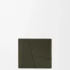 Puzzle bifold myntplånbok i klassiskt kalvskinn Dark Khaki Puzzle bifold myntplånbok i klassiskt kalvskinn Dark Khaki
