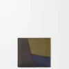 Puzzle bifold myntplånbok i klassiskt kalvskinn Oliv/Mörkbrun Puzzle bifold myntplånbok i klassiskt kalvskinn Oliv/Mörkbrun