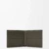 Puzzle bifold plånbok i klassiskt kalvskinn Dark Khaki