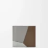 Puzzle bifold plånbok i klassiskt kalvskinn Winter Brown/Ash Grey