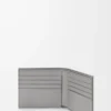 Puzzle bifold plånbok i klassiskt kalvskinn Winter Brown/Ash Grey