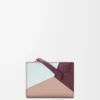 Puzzle kompakt plånbok i klassiskt kalvskinn Frozen/mörk burgundy Puzzle kompakt plånbok i klassiskt kalvskinn Frozen/mörk burgundy