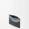 Puzzle kortfodral i klassiskt kalvskinn Asphalt Grey/Storm Blue Puzzle kortfodral i klassiskt kalvskinn Asphalt Grey/Storm Blue