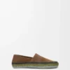 Rio toffel i mocka och raffia Brun Rio toffel i mocka och raffia Brun