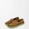 Rio toffel i mocka och raffia Brun Rio toffel i mocka och raffia Brun