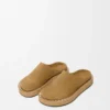 Rivet-mule i kalvskinnsmocka Medium Tabacco Rivet-mule i kalvskinnsmocka Medium Tabacco