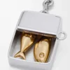 Sardine box charm Silver/Guld Sardine box charm Silver/Guld