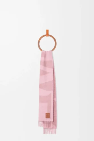 Scarf i kashmir Ljusrosa/Rosa