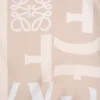 Scarf i silke Ljusbeige/beige